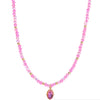 I Want It That Way Necklace - Neon Pink