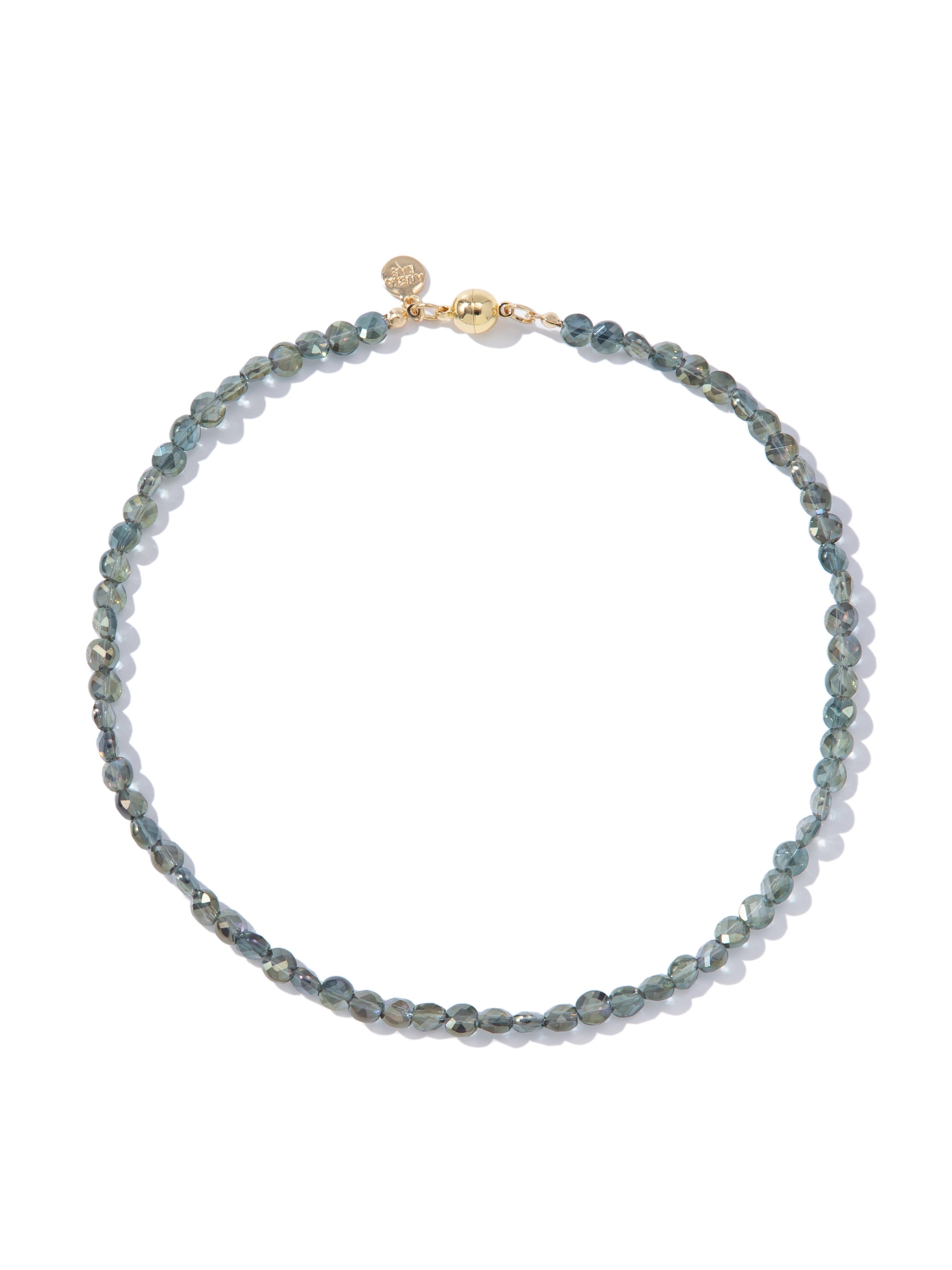 In Your Eyes Necklace - Fog Stone