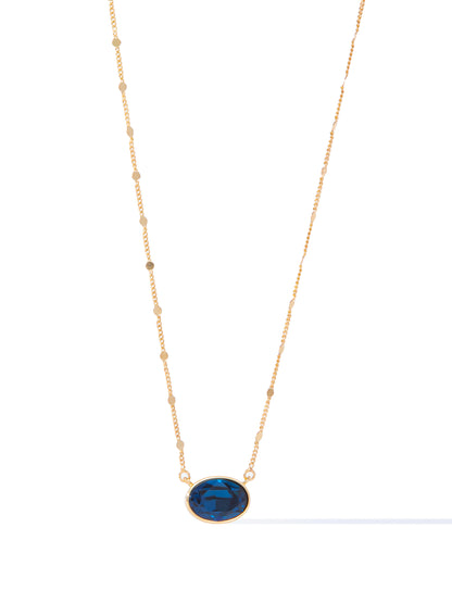 Island Necklace - Dark Navy