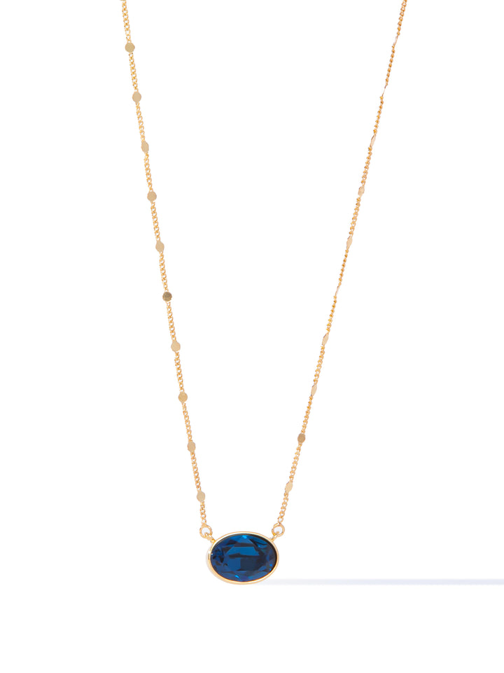Island Necklace - Dark Navy