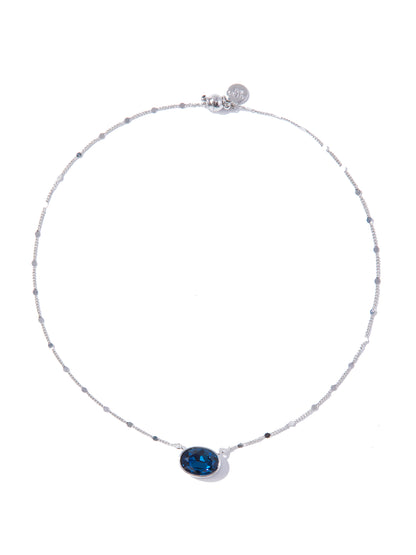 Island Necklace - Dark Navy
