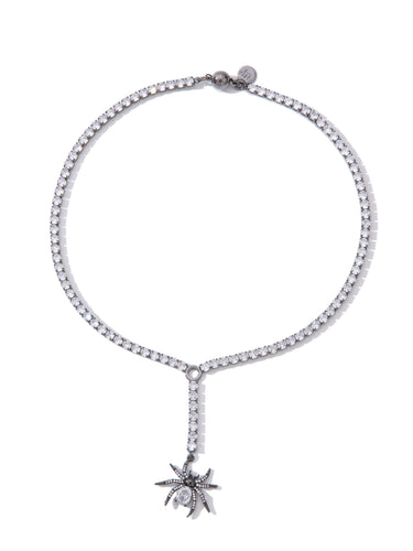 Itsy Spider Necklace - Gunmetal
