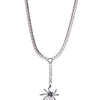 Itsy Spider Necklace - Gunmetal