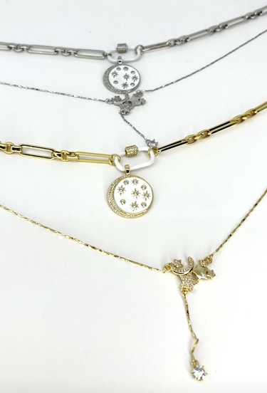 Moon Walk Necklace - 2 More Colors!