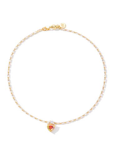 Jewel Kiss Necklace - Sunset