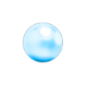 Candy Rain Necklace - Neon Sky Blue