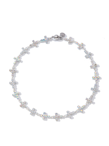Joy Of My Life Necklace - Liquid Metallic Pearl White