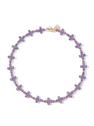 Joy Of My Life Necklace - Metallic Amethyst Haze