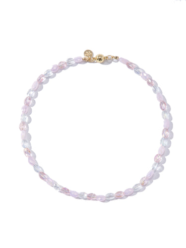 June Elise Necklace - Pink Sky
