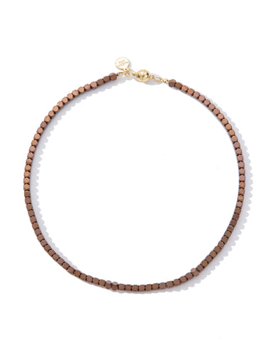 Old Town Road Necklace - Metallic Chocolate