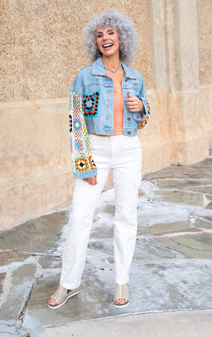 Cloud 9 By Judy Blue High Rise Cargo Straight Jeans *JB