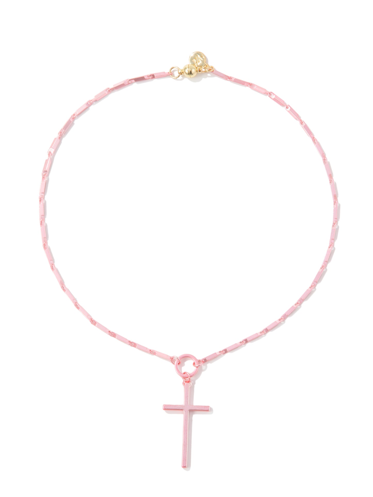 Karlie Necklace - Metallic Flamingo Pop