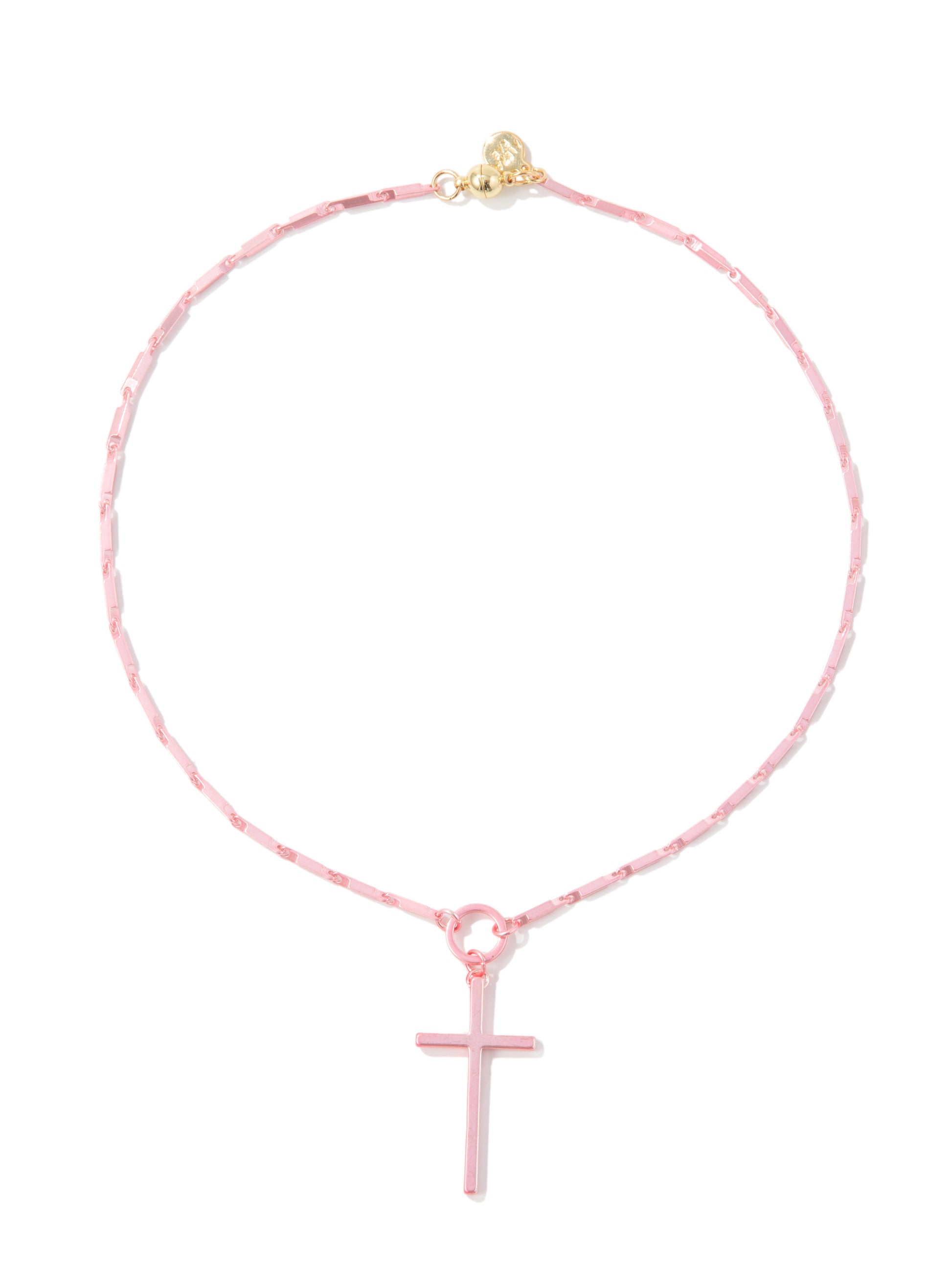 Karlie Necklace - Metallic Flamingo Pop