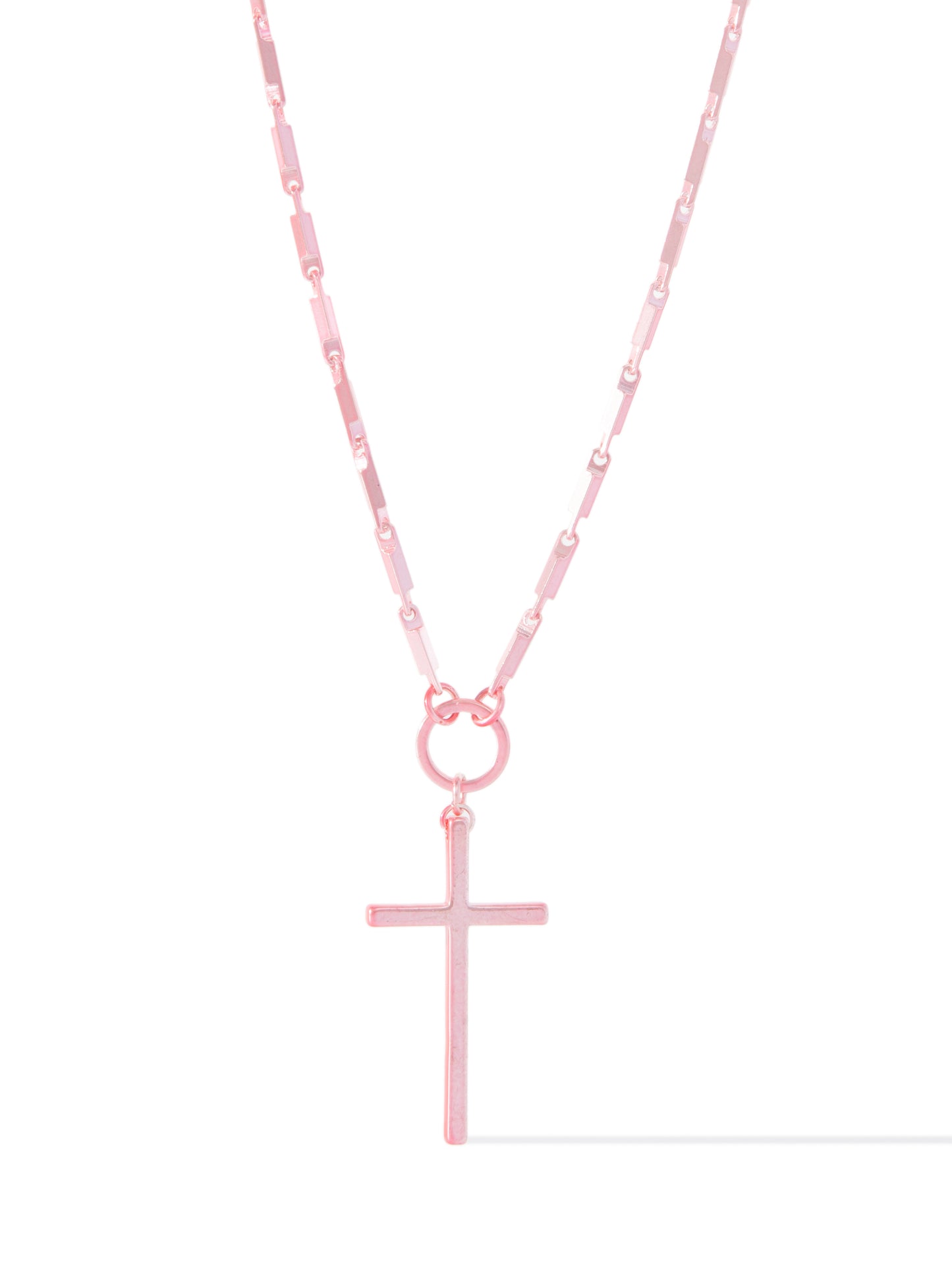 Karlie Necklace - Metallic Flamingo Pop