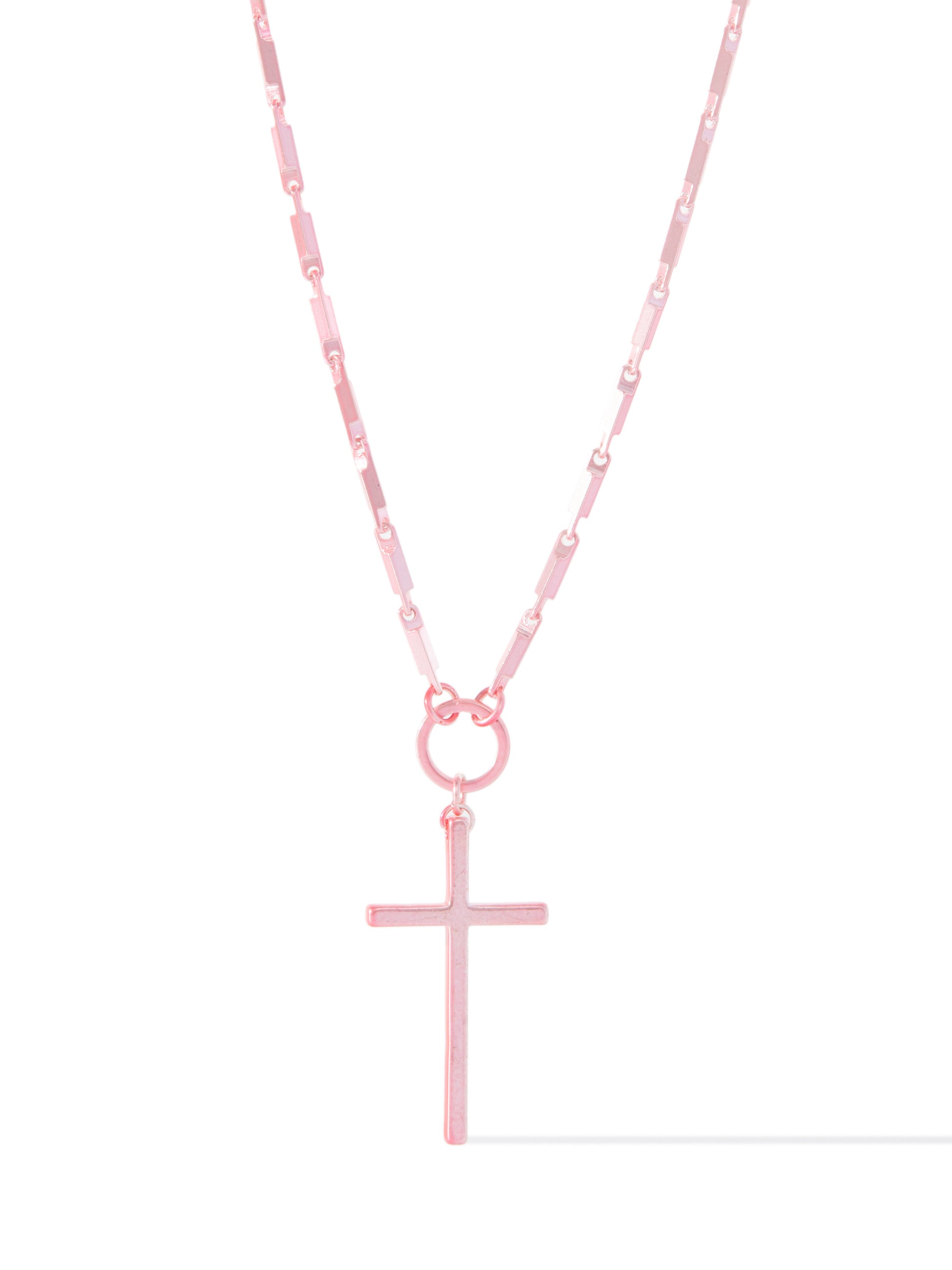 Karlie Necklace - Metallic Flamingo Pop