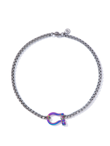 Kim Necklace - Gunmetal Mystic