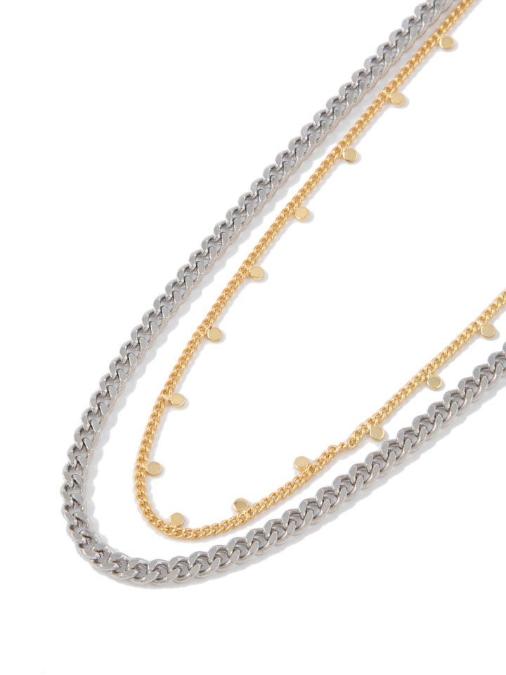 Kyran Necklace Long - Gold Silver