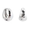 Laguna Earrings - Liquid Metallic Pearl White