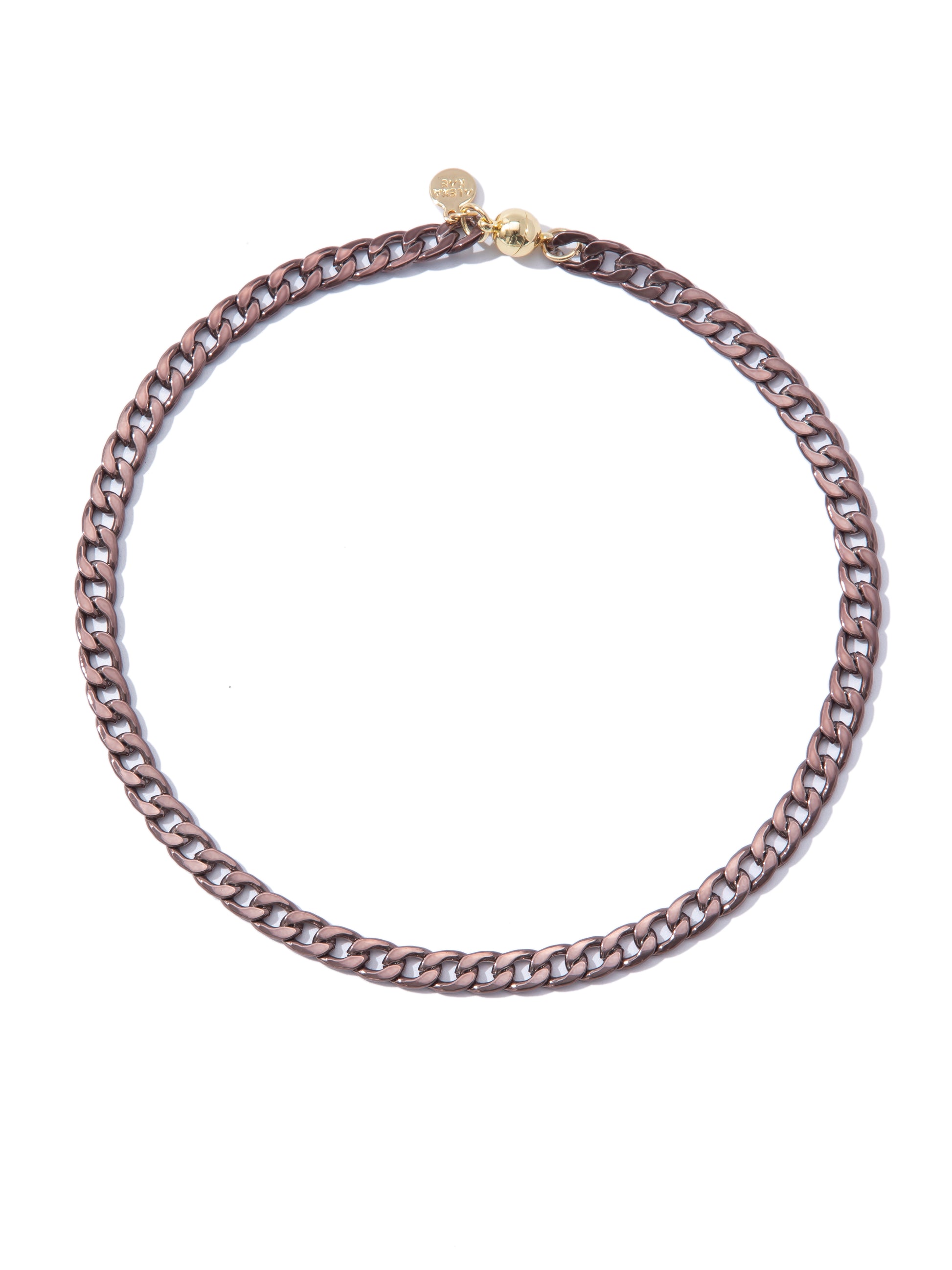 Lala Necklace - Metallic Truffle