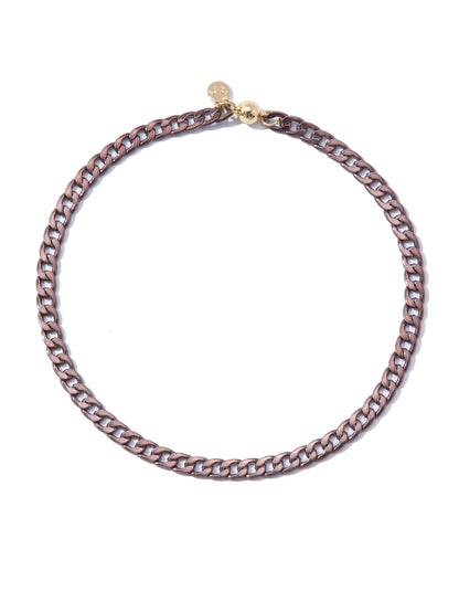 Lala Necklace - Metallic Truffle