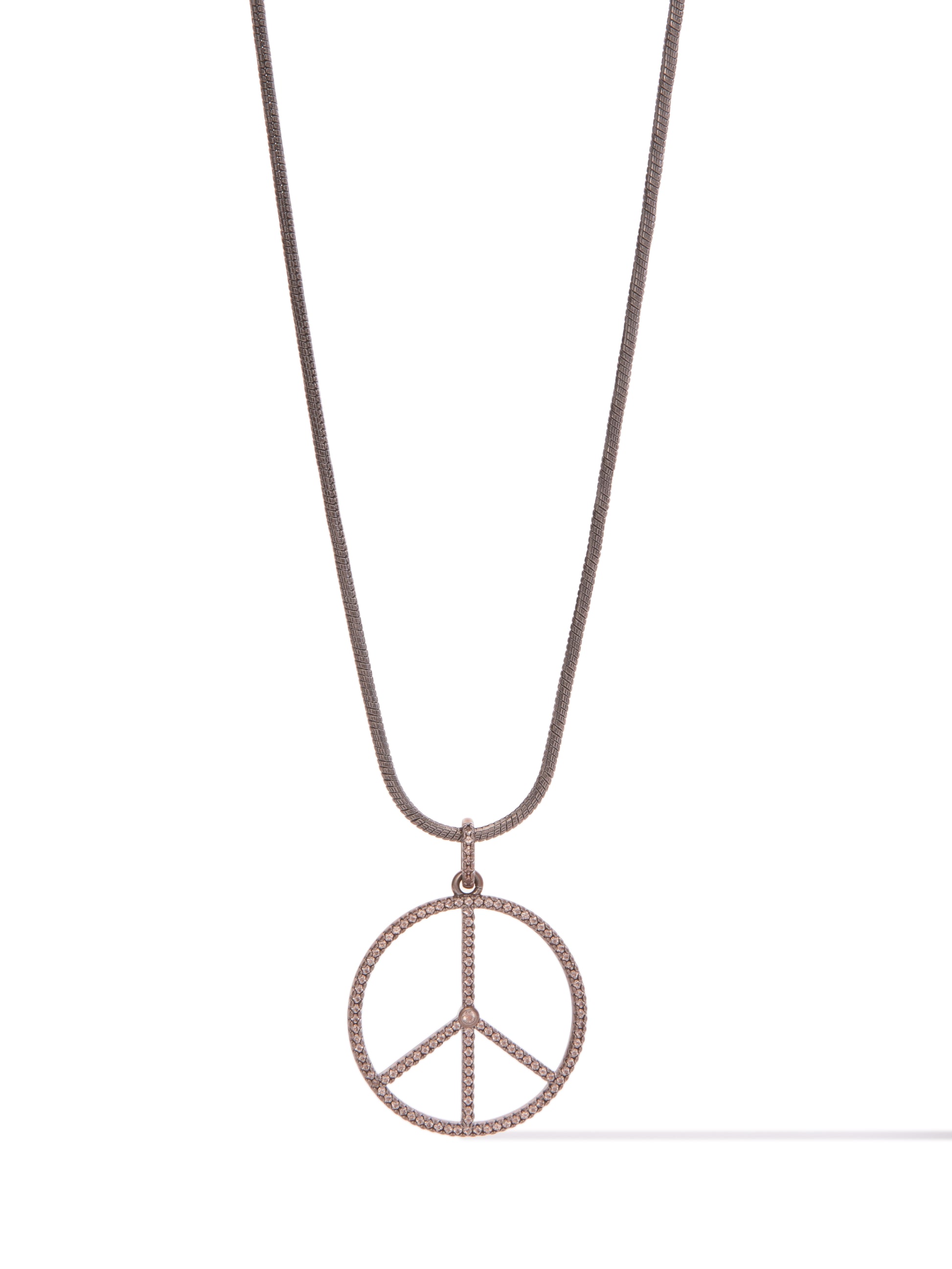 Let It Be Necklace - Metallic Latte