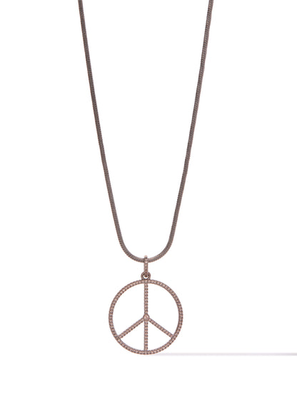 Let It Be Necklace - Metallic Latte
