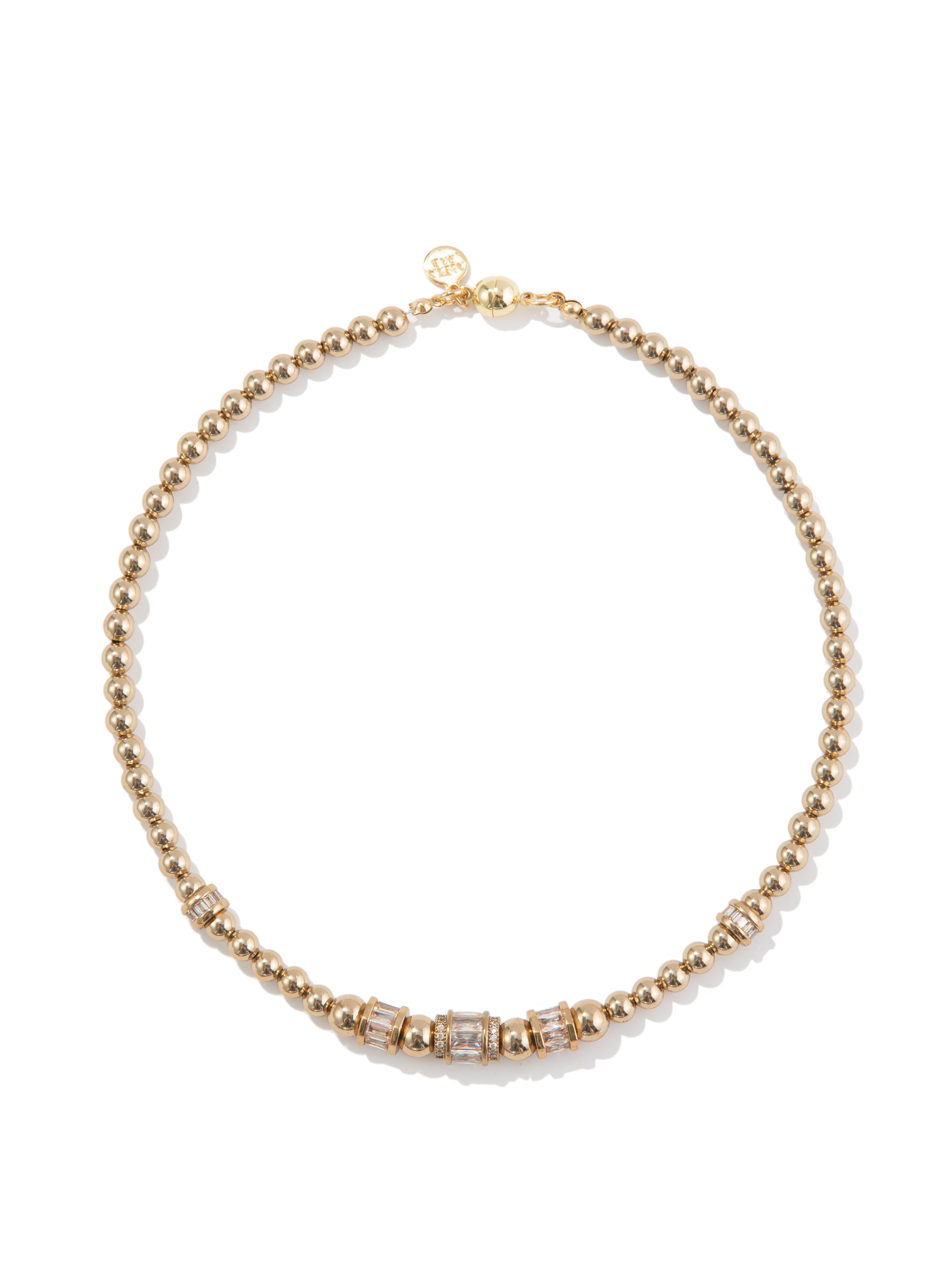 Let You Love Me Necklace - Metallic Linen