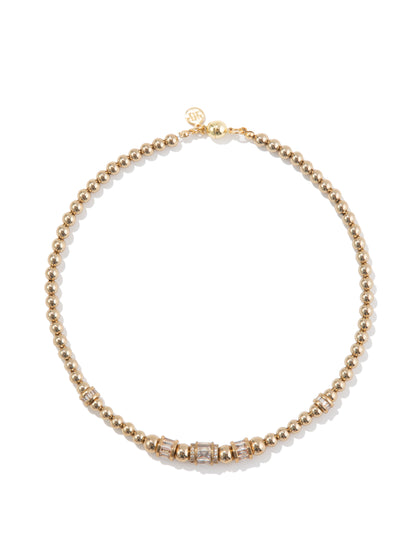 Let You Love Me Necklace - Metallic Linen