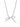 Little Bow Necklace - Lilac Kiss