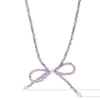 Little Bow Necklace - Lilac Kiss
