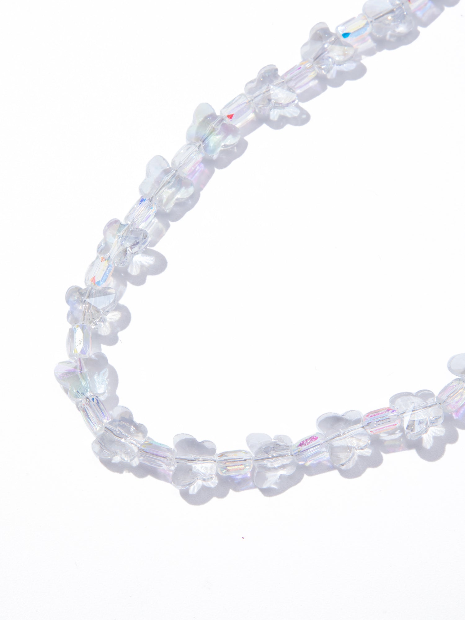Little Butterfly Necklace - Snow Glow