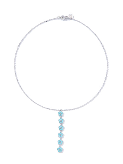 Little Flowers Necklace - Turquoise