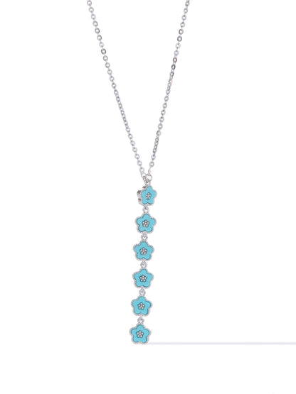 Little Flowers Necklace - Turquoise