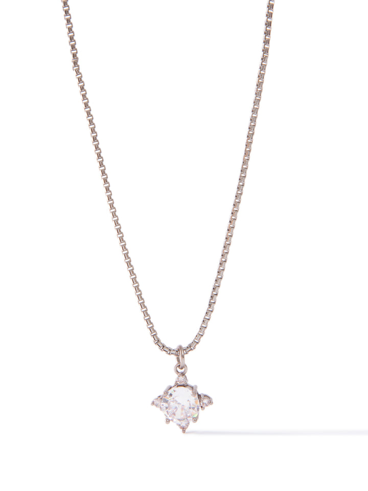 Little Sunshine Of Mine Necklace - Metallic Platinum