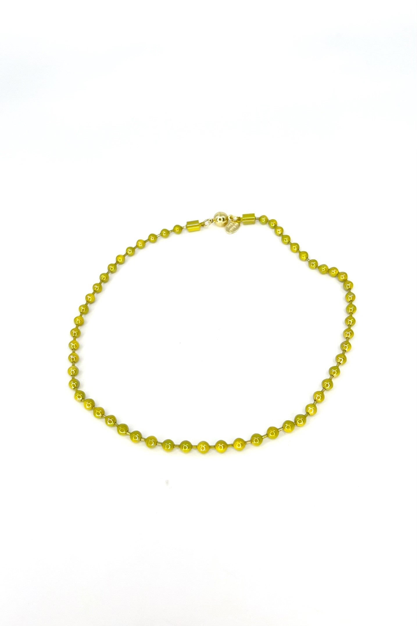 Mini Great Balls Of Fire Necklace - Shimmer Citrus