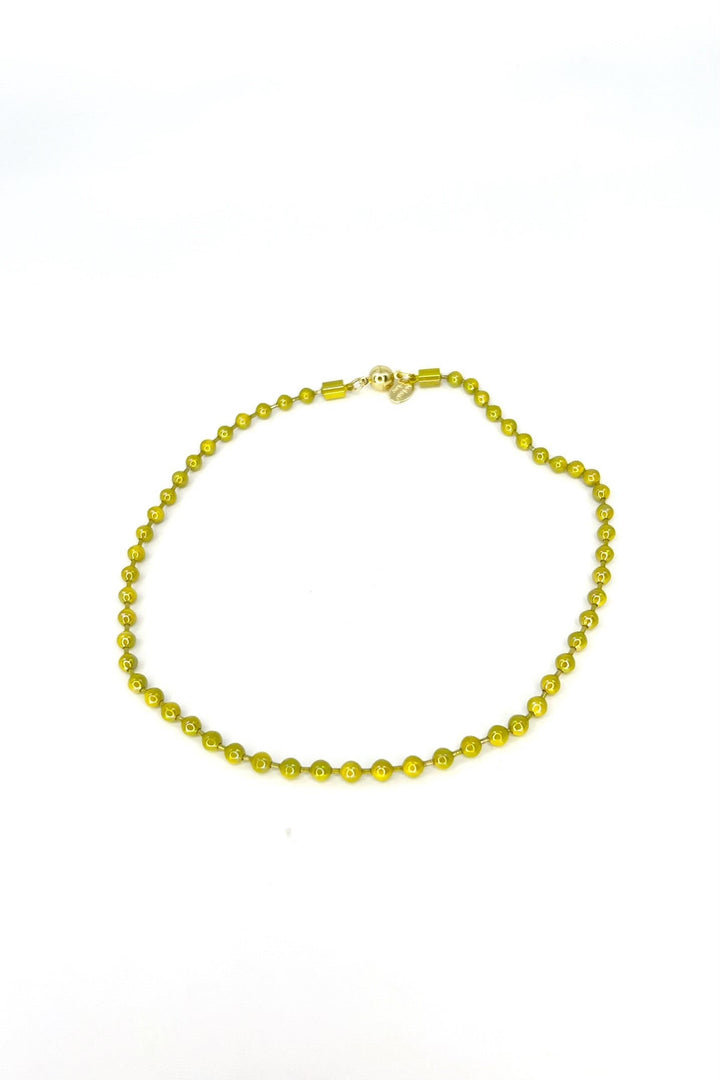Mini Great Balls Of Fire Necklace - Shimmer Citrus