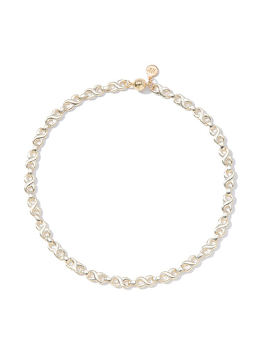 Loop Of Love Necklace - Metallic Moonlight