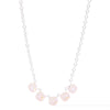 Los Angeles Necklace - Liquid Metallic Pearl White