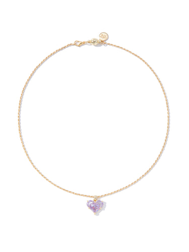 Love Icon Necklace - Lilac