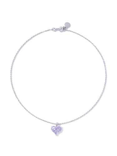 Love Icon Necklace - Lilac