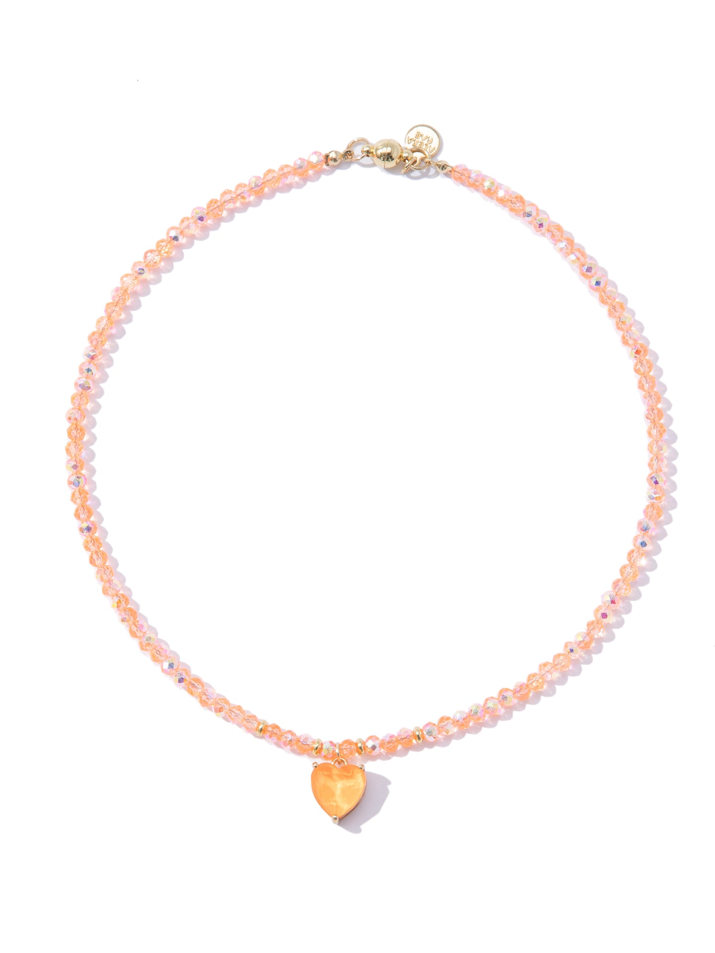 Lover Necklace - Neon Coral