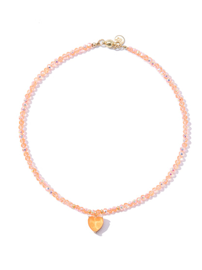 Lover Necklace - Neon Coral