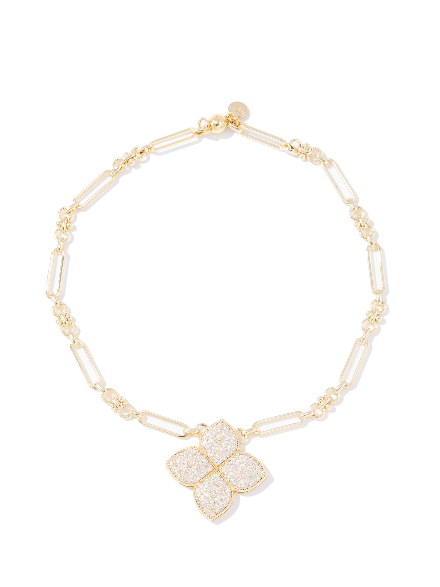 Lucky Bloom Necklace - Metallic Moonlight