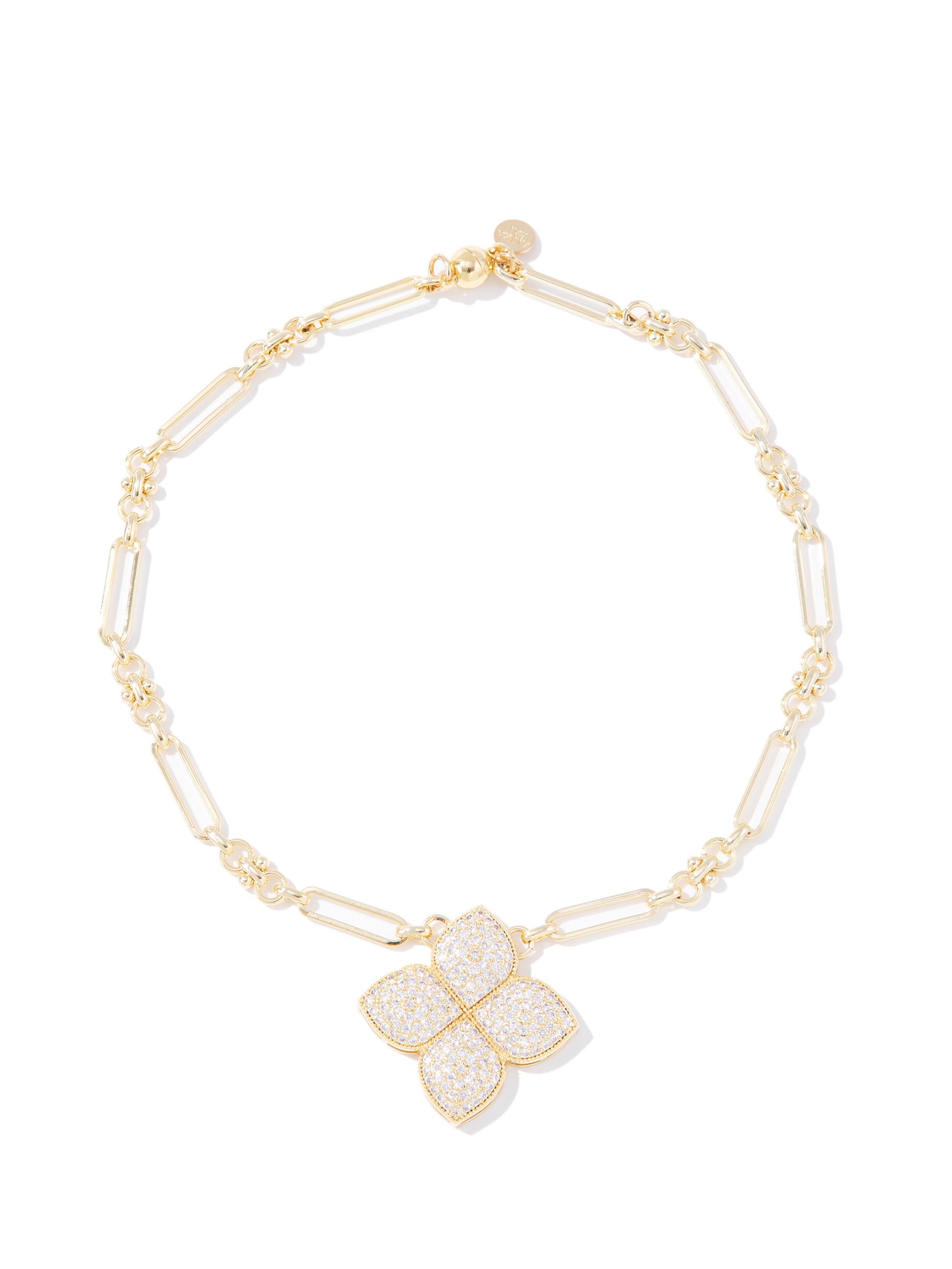 Lucky Bloom Necklace - Metallic Moonlight