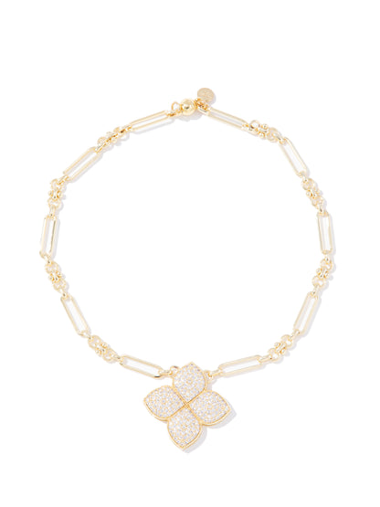 Lucky Bloom Necklace - Metallic Moonlight