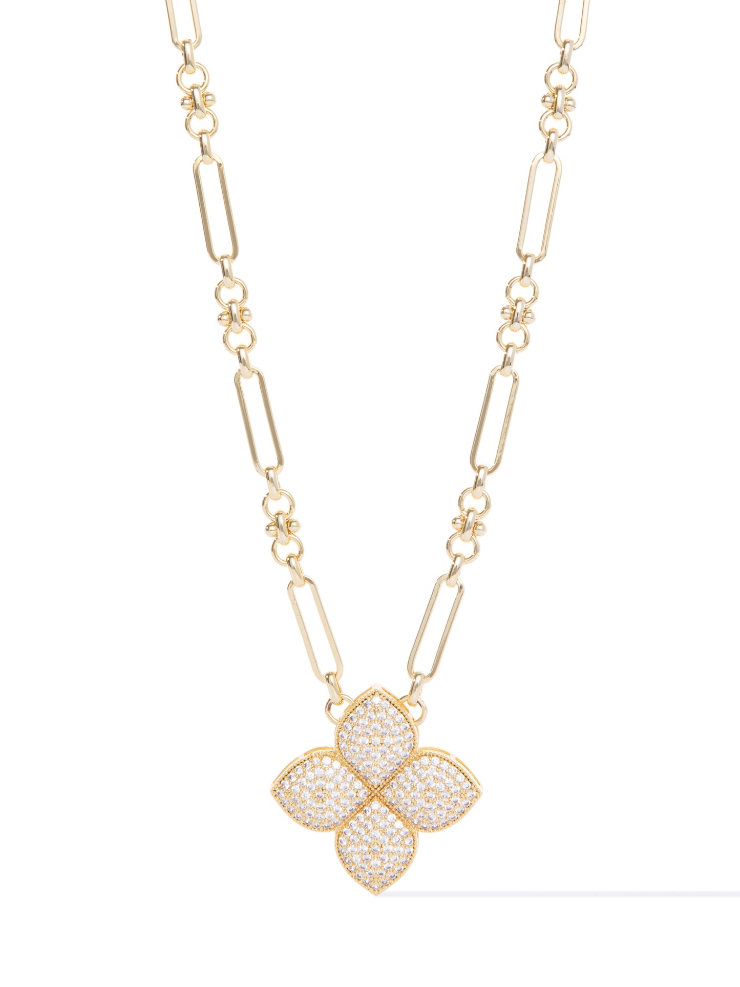 Lucky Bloom Necklace - Metallic Moonlight