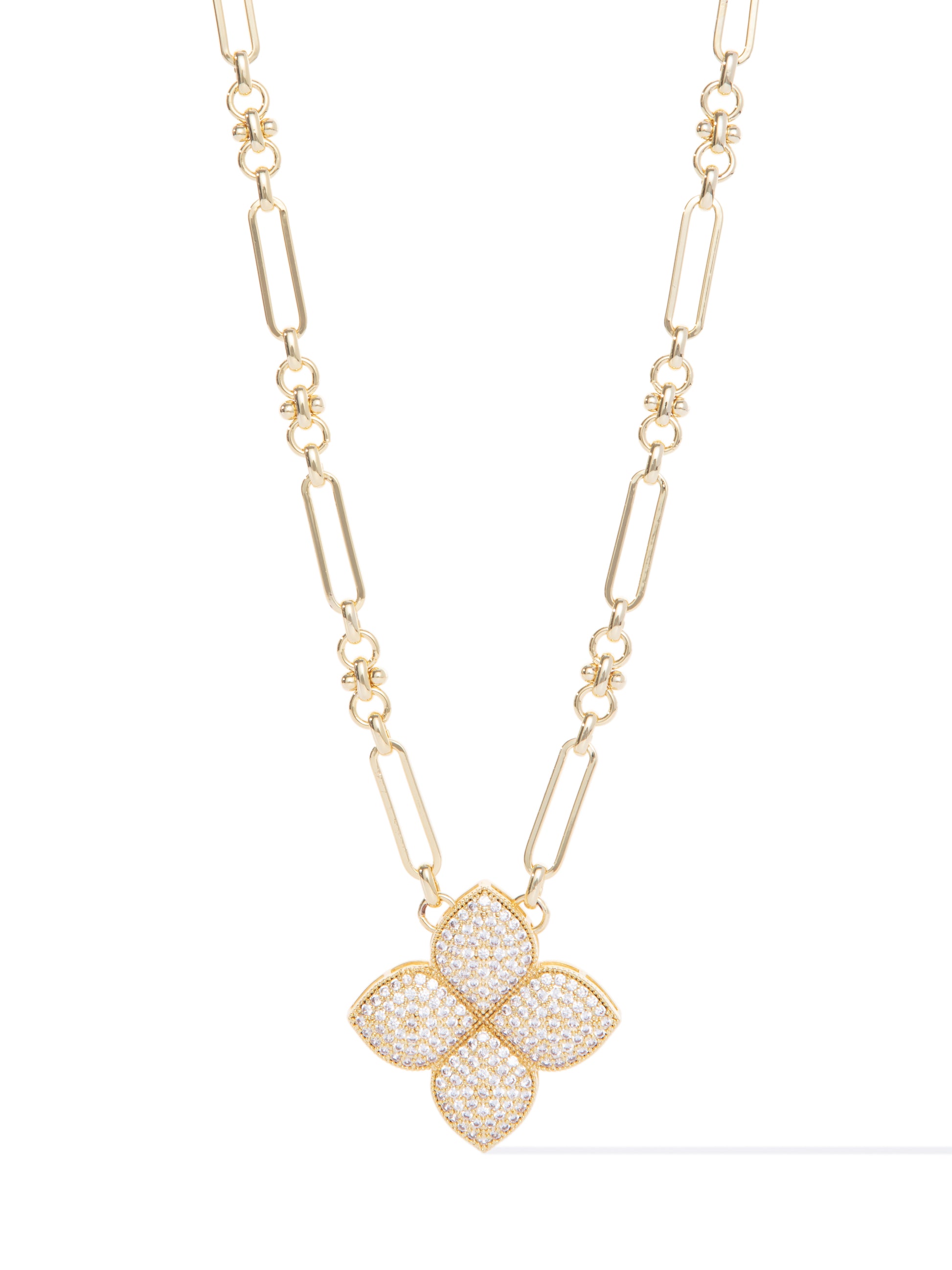 Lucky Bloom Necklace - Metallic Moonlight