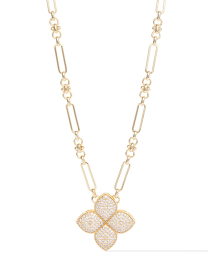 Lucky Bloom Necklace - Metallic Moonlight