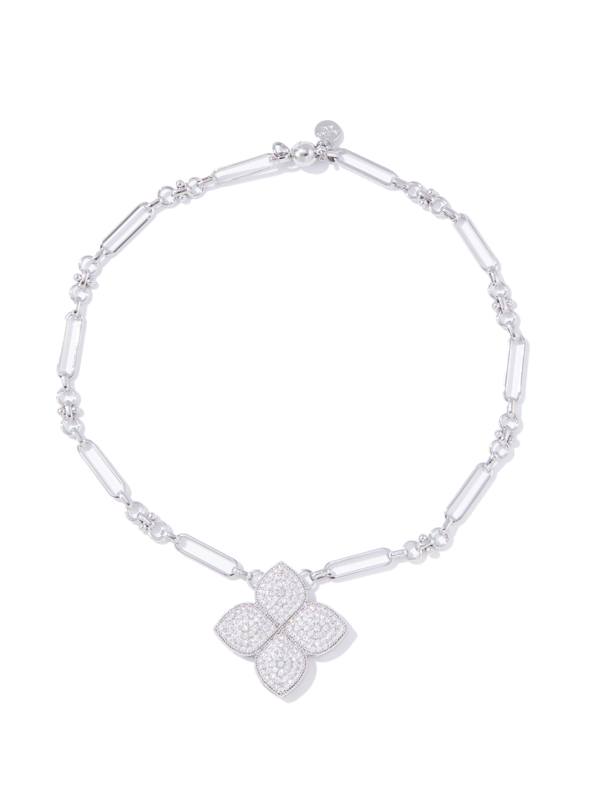 Lucky Bloom Necklace - Silver