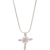 Lucky Cross Necklace - Linen White